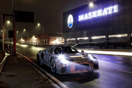 Превью Maserati is testing a new generation of electric drive